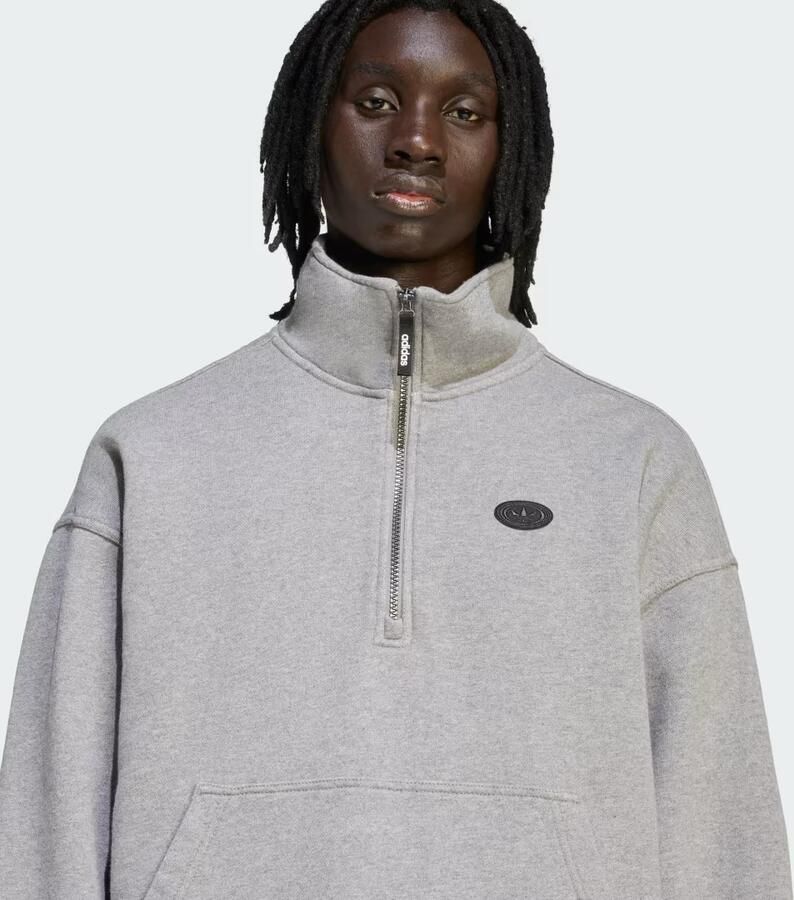 Adidas 90s ALTERNATIVE SPORT GRAPHIC FLEECE SWEATSHIRT MET HALFLANGE RITS - Foto 3