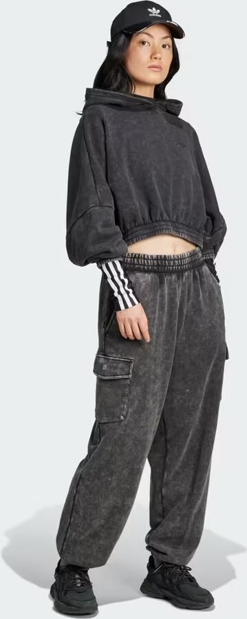 Adidas Acid-Wash Crop Hoodie - Foto 6