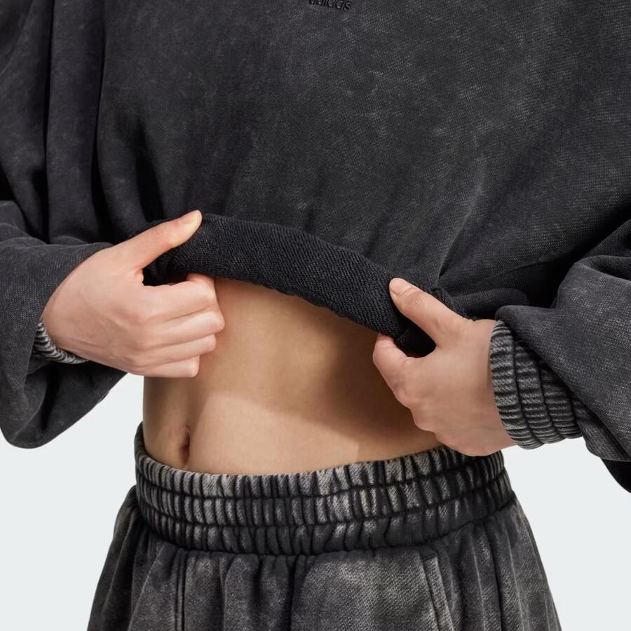 Adidas Acid-Wash Crop Hoodie - Foto 2