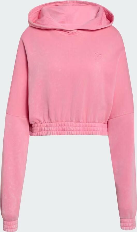 Adidas Acid-Wash Crop Hoodie