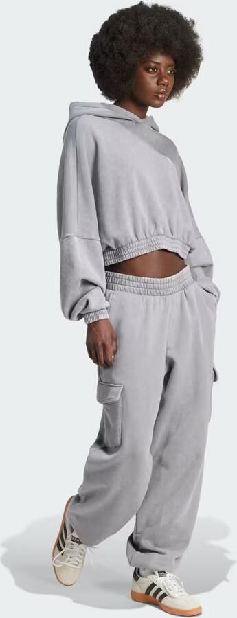 Adidas Originals Washed Sweatpants Women Trainingsbroeken grijs Maat L Kleding - Foto 5