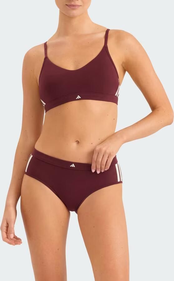 Adidas ACTIVE ESSENTIALS COTTON 3 STRIPE HIPSTER 2 STUKS - Foto 5