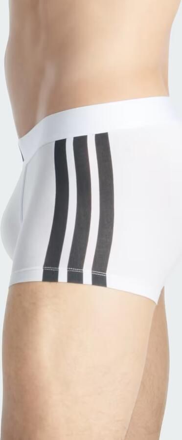 Adidas Sportswear Trunk Active Flex Cotton 3 Strepen flexibele 4-way stretch elastisch logoband zonder opening (Set van 2) - Foto 11