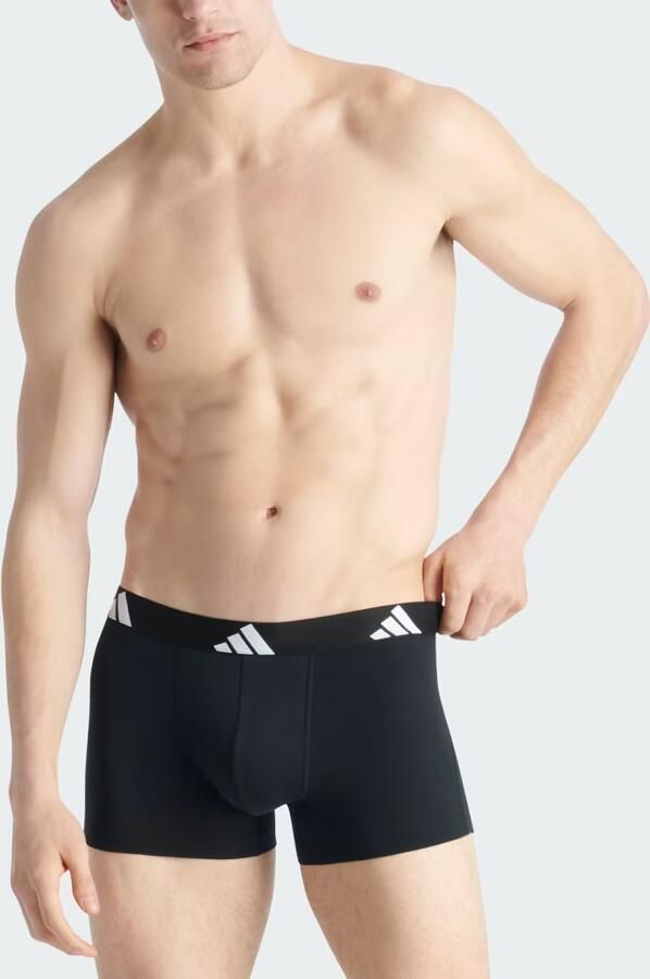 Adidas Sportswear Trunk Active Flex Cotton elastische logoband zonder opening single jersey-kwaliteit (Set van 3) - Foto 2