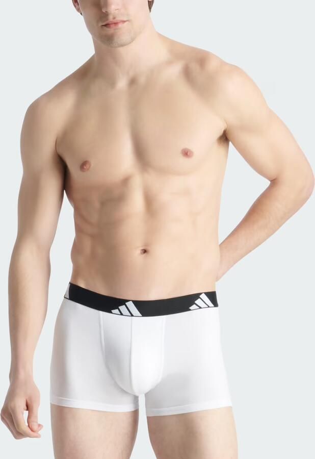 Adidas Sportswear Trunk Active Flex Cotton elastische logoband zonder opening single jersey-kwaliteit (Set van 3) - Foto 2