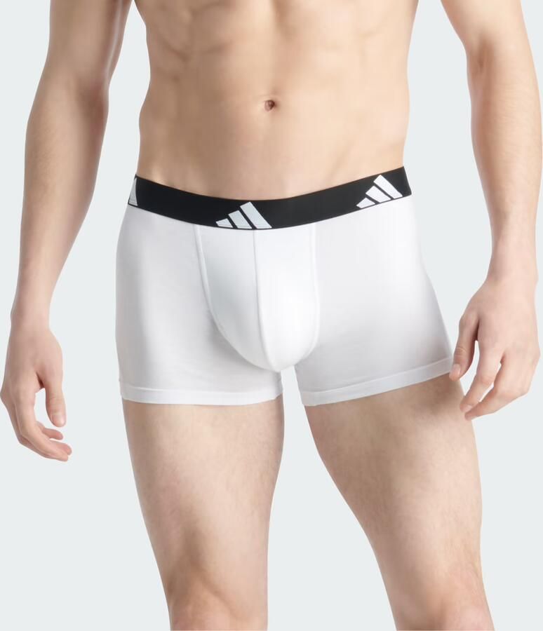 Adidas Sportswear Trunk Active Flex Cotton elastische logoband zonder opening single jersey-kwaliteit (Set van 3) - Foto 3