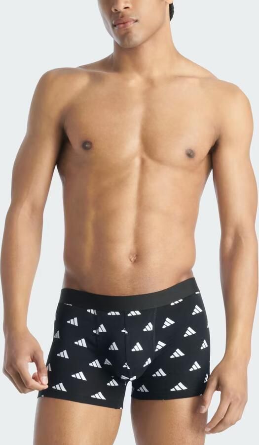 Adidas Sportswear Trunk Active Flex Cotton elastische logoband zonder opening single jersey-kwaliteit (Set van 3) - Foto 2