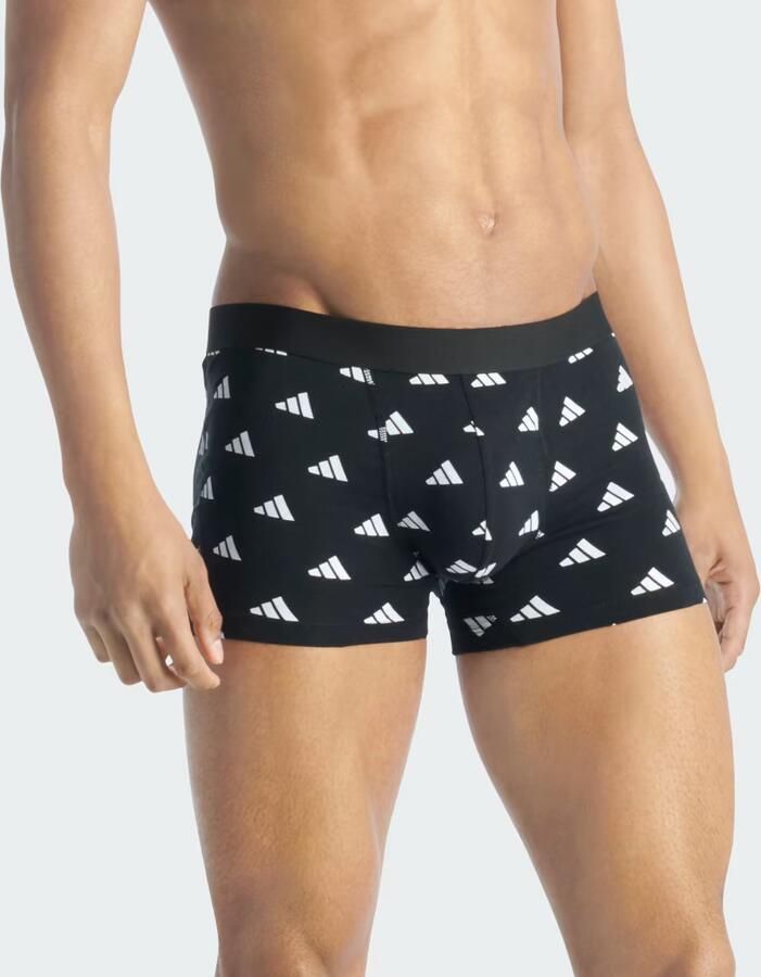 Adidas Sportswear Trunk Active Flex Cotton elastische logoband zonder opening single jersey-kwaliteit (Set van 3) - Foto 4