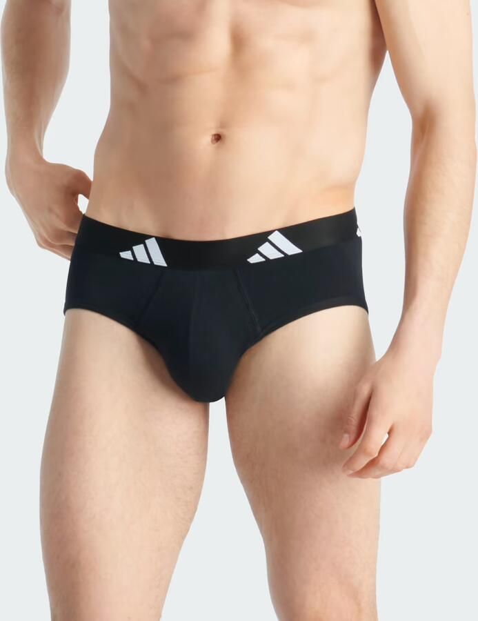 Adidas Sportswear Slip Active Flex Cotton elastisch logoband schuurvrij draagcomfort zonder opening (Set van 3)