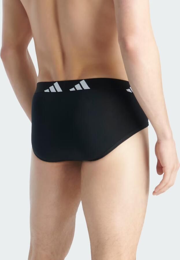 Adidas Sportswear Slip Active Flex Cotton elastisch logoband schuurvrij draagcomfort zonder opening (Set van 3) - Foto 2