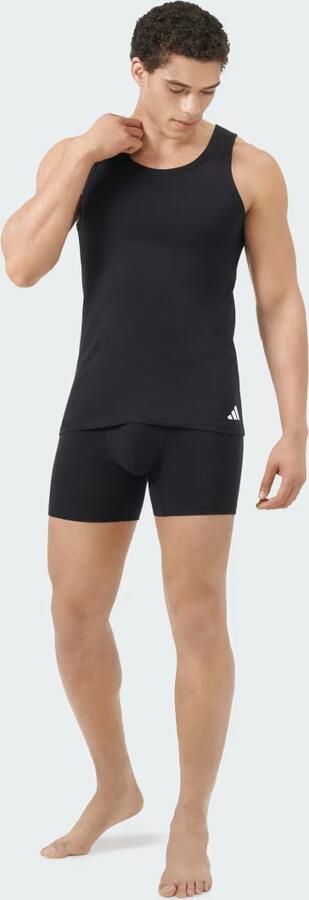 Adidas Sportswear Tanktop Active Flex Cotton Katoenmix elastisch ronde hals (Set van 2) - Foto 12