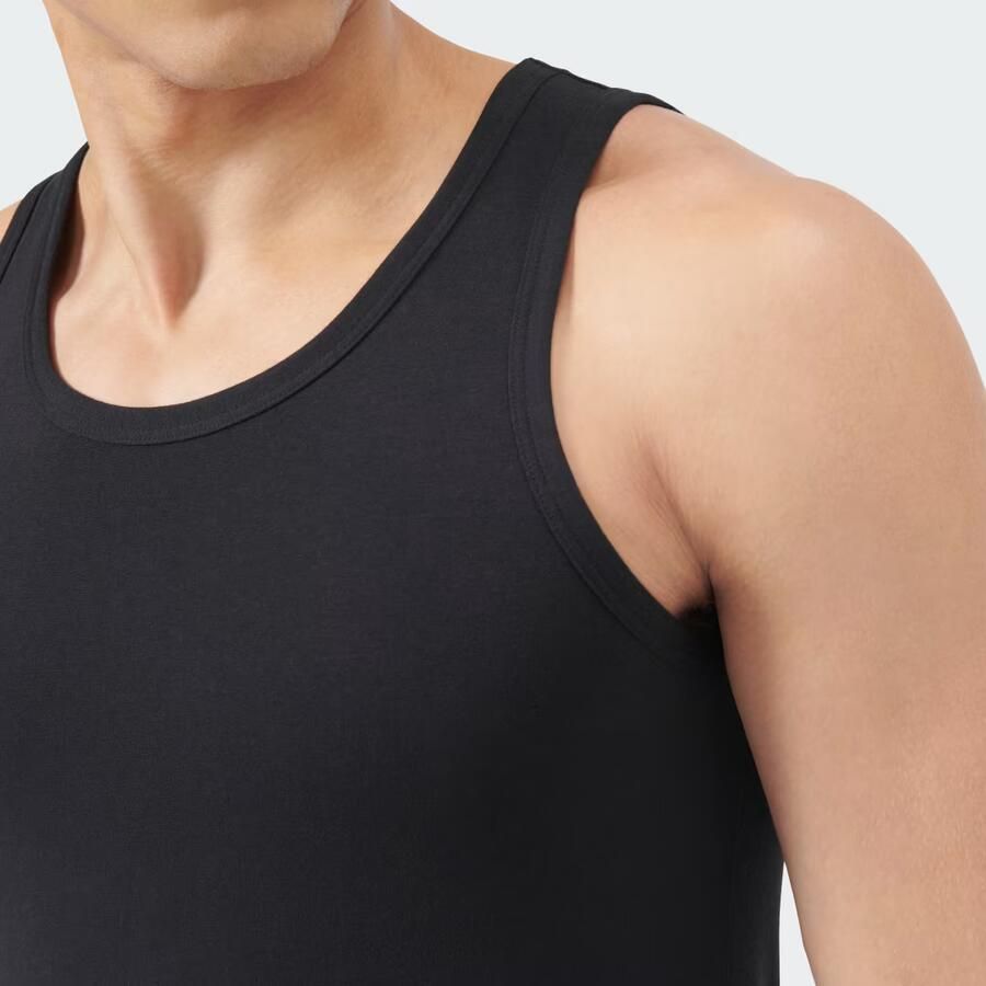 Adidas Sportswear Tanktop Active Flex Cotton Katoenmix elastisch ronde hals (Set van 2) - Foto 2