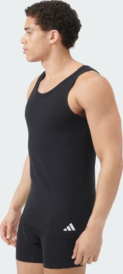 Adidas Sportswear Tanktop Active Flex Cotton Katoenmix elastisch ronde hals (Set van 2) - Foto 9