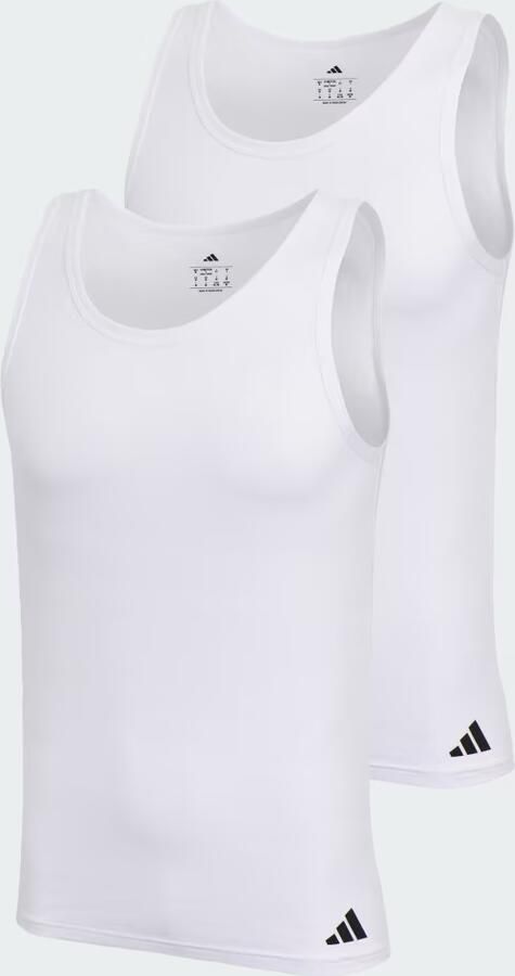 Adidas Sportswear Tanktop Active Flex Cotton Katoenmix elastisch ronde hals (Set van 2) - Foto 5