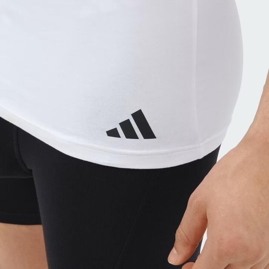 Adidas Sportswear Tanktop Active Flex Cotton Katoenmix elastisch ronde hals (Set van 2) - Foto 2