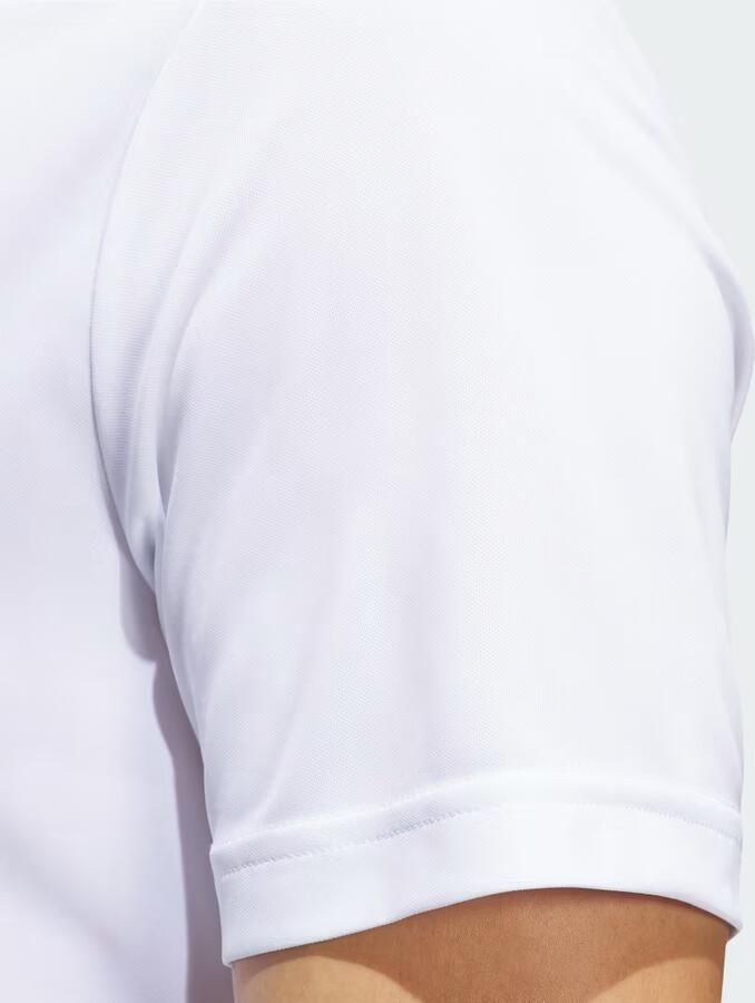 Adidas Adi Performance Poloshirt Wit- Heren Wit - Foto 3