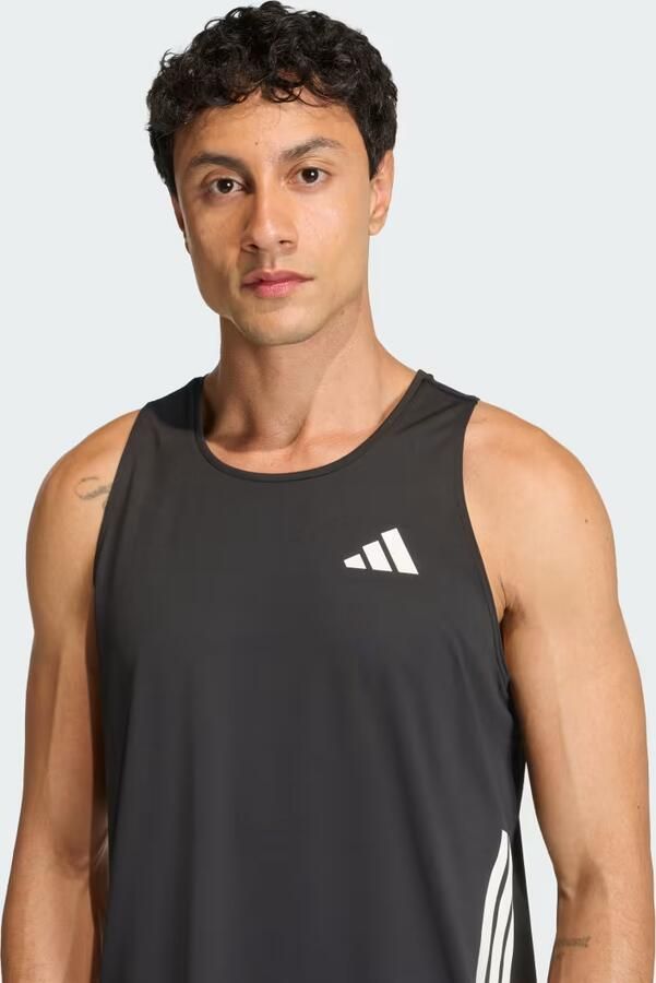 Adidas 365 3-Stripes Vest Zwart- Heren Zwart - Foto 5