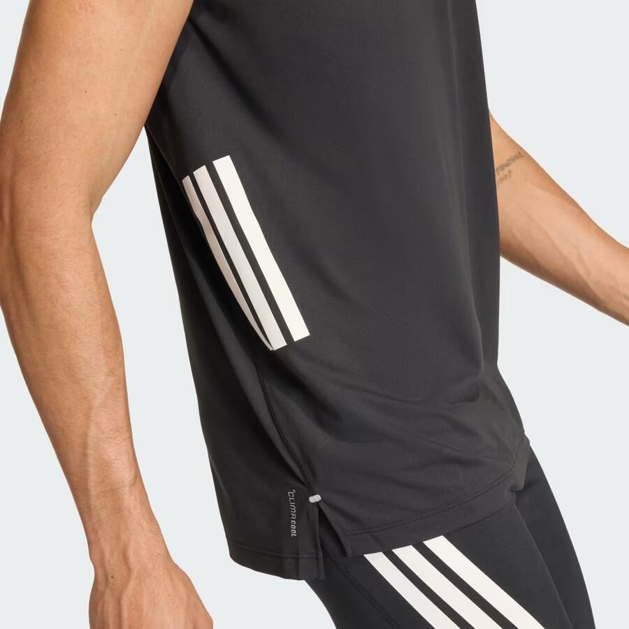 Adidas 365 3-Stripes Vest Zwart- Heren Zwart