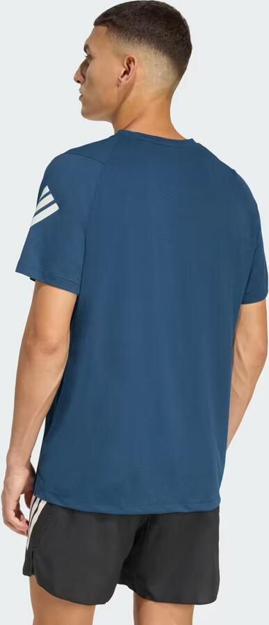 Adidas 365 3-Stripes T-Shirt Blauw- Heren Blauw - Foto 2