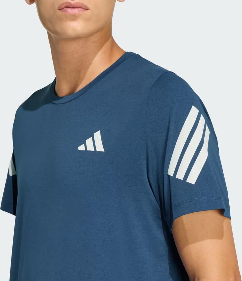 Adidas 365 3-Stripes T-Shirt Blauw- Heren Blauw - Foto 3