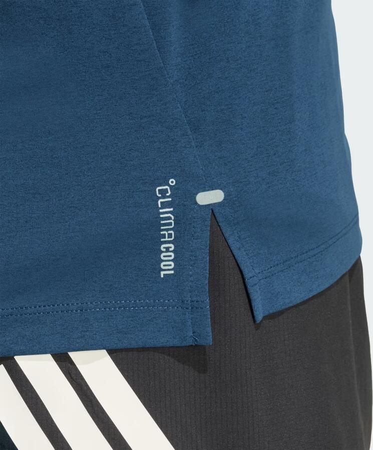 Adidas 365 3-Stripes T-Shirt Blauw- Heren Blauw - Foto 5