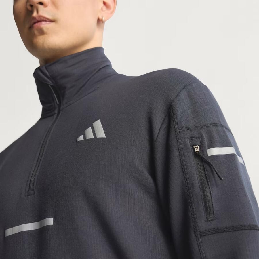 Adidas Adi365 CLIMAWARM+ Hardloopsweater met Halflange Rits - Foto 2