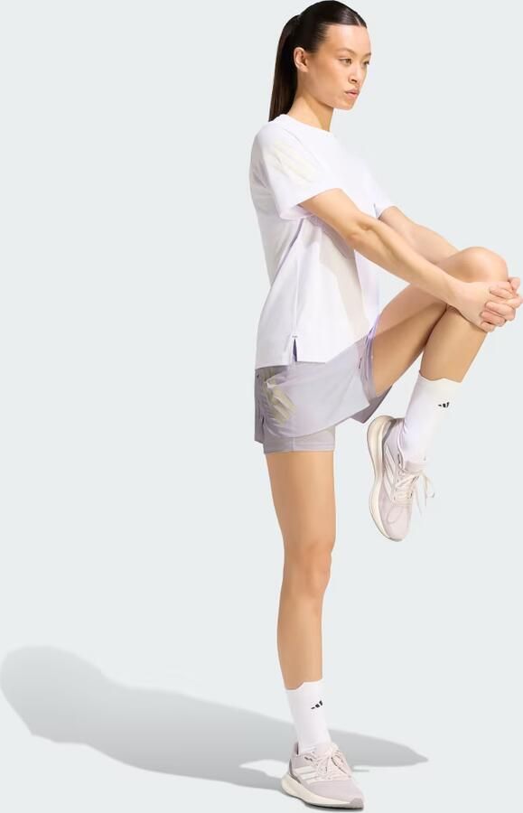 Adidas Training Regular fit sportshorts met logoprint model 'ADI365 2i1 W' - Foto 6