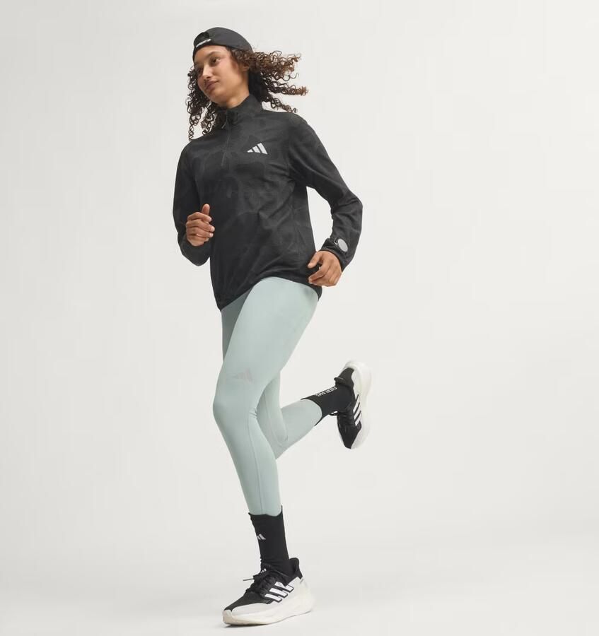 Adidas adi365 Hardloopshirt met Halflange Rits - Foto 5