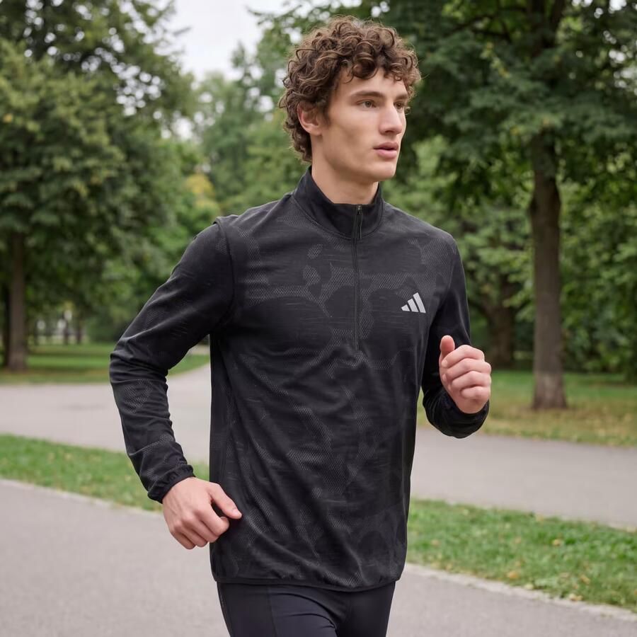 Adidas adi365 Hardloopshirt met Halflange Ritssluiting - Foto 2