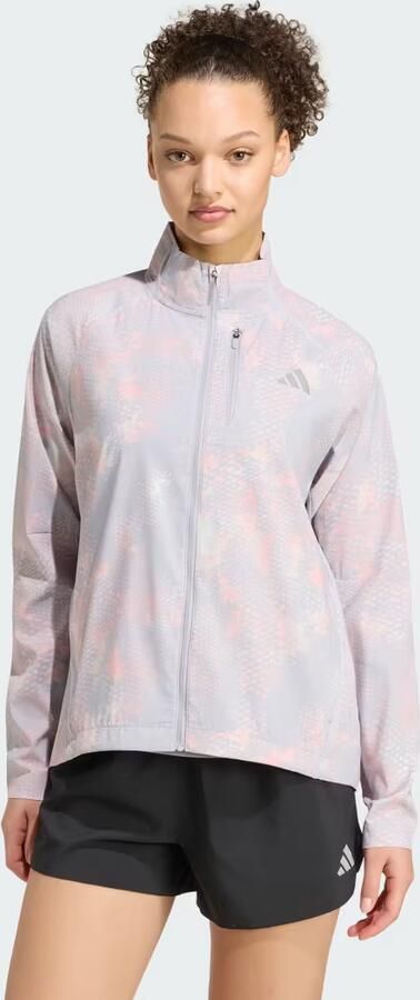 Adidas ADI365 Iconic Hardloopjack met Dierenprint