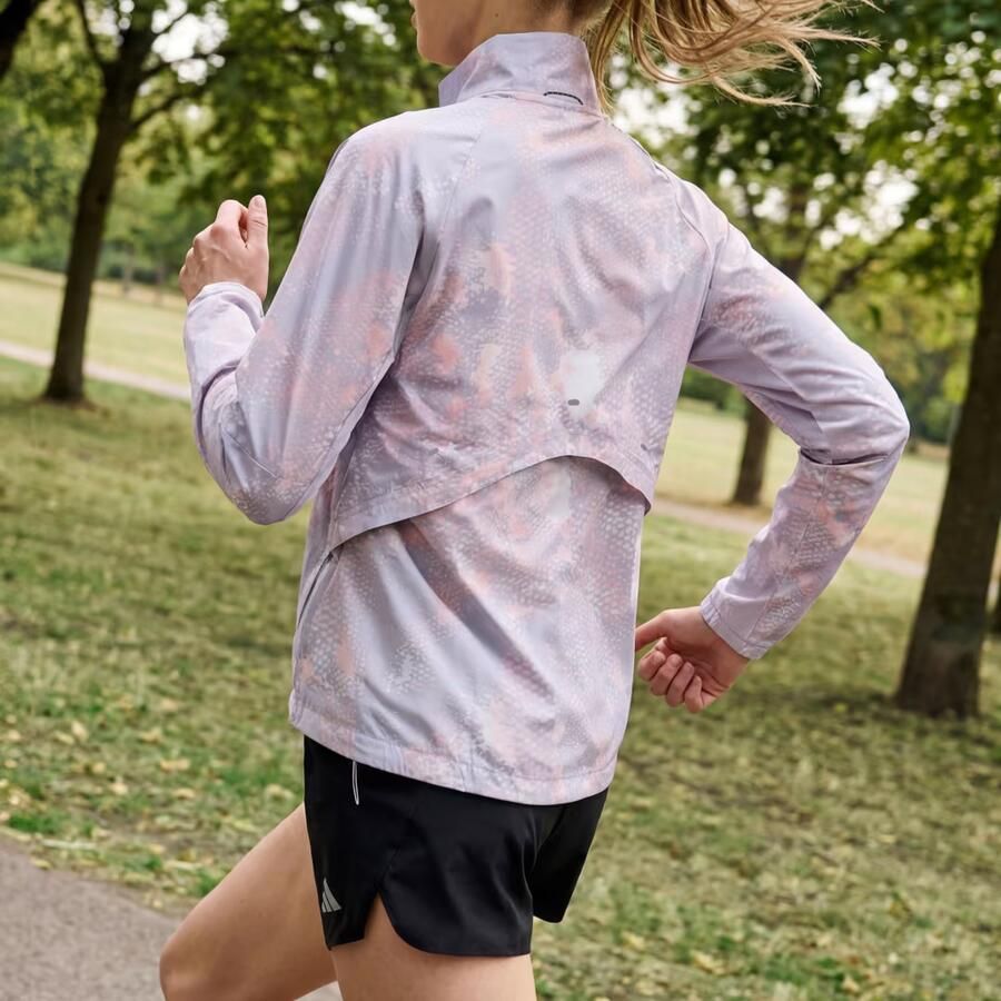 Adidas ADI365 Iconic Hardloopjack met Dierenprint - Foto 3
