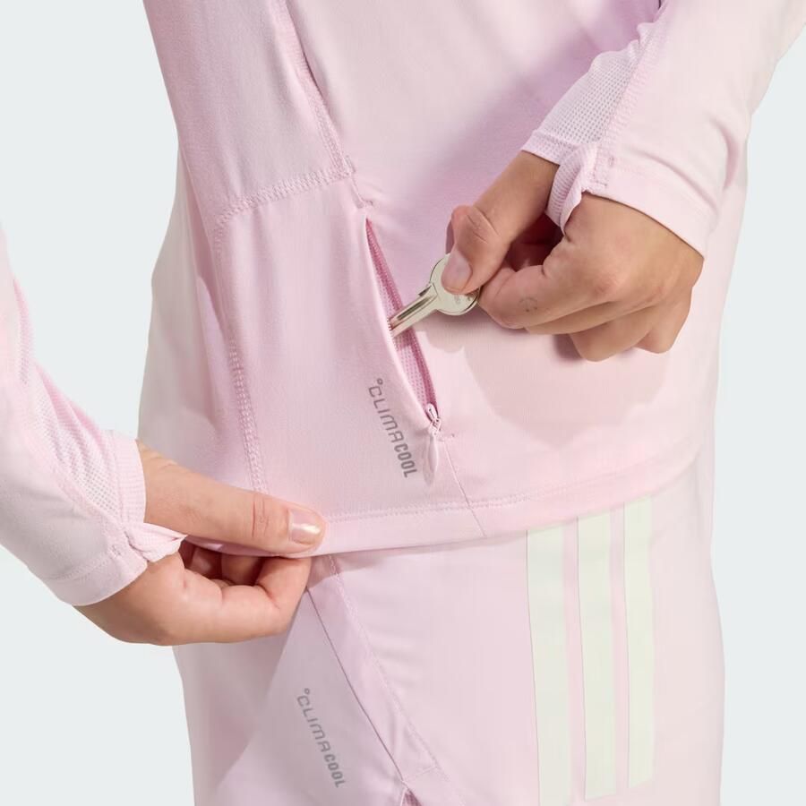 Adidas adi365 Iconic Hardloopsweater met Halflange Rits - Foto 3