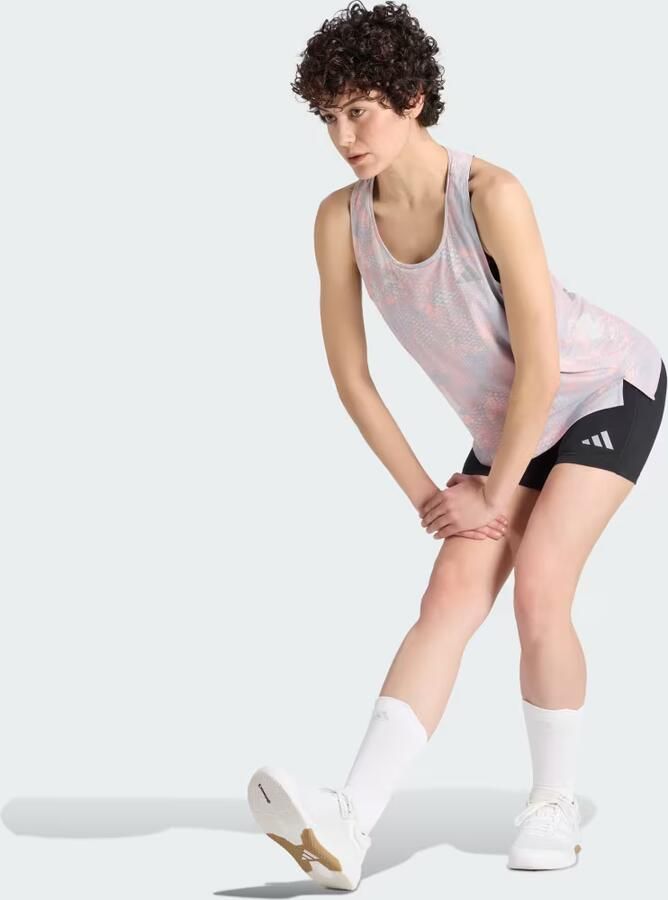 Adidas ADI365 Iconic Hardlooptanktop met Dierenprint - Foto 3