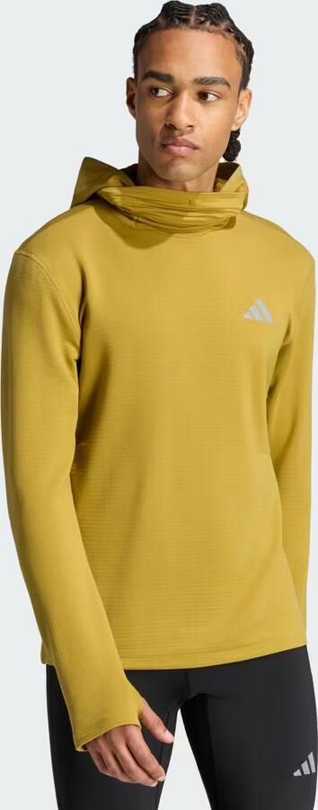 Adidas adi365 Running Basic Winterized Sportjack met Lange Mouwen en Capuchon