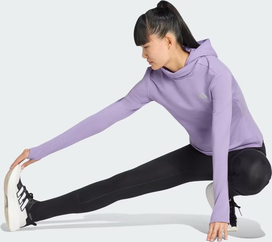 Adidas adi365 Running Essentials Winterised Hooded Sportjack met Lange Mouwen - Foto 2