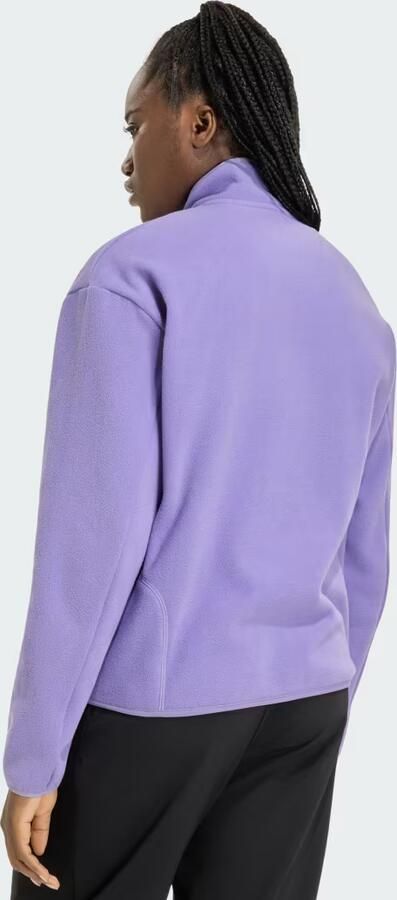 Adidas ADI365 Running Essentials Winterized Fleece Sweater met Halflange Rits - Foto 5