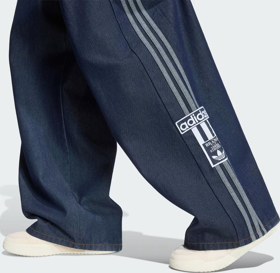 Adidas ADIBREAK MID RISE DENIM BROEK MET WIJDE PIJPEN - Foto 3