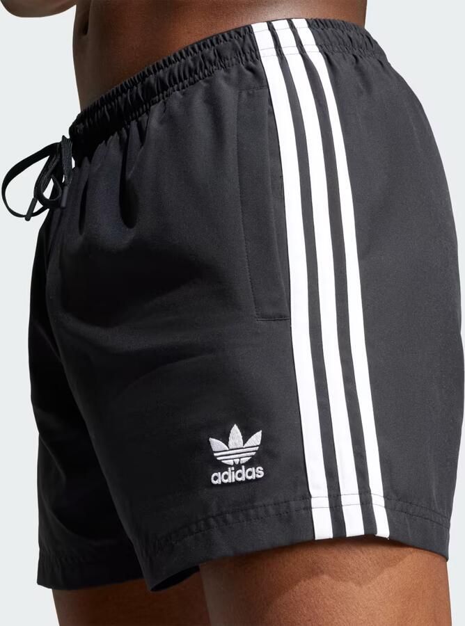 Adidas Adicolor 3-Stripes 5-inch Zwemshort Zwart- Heren Zwart - Foto 3