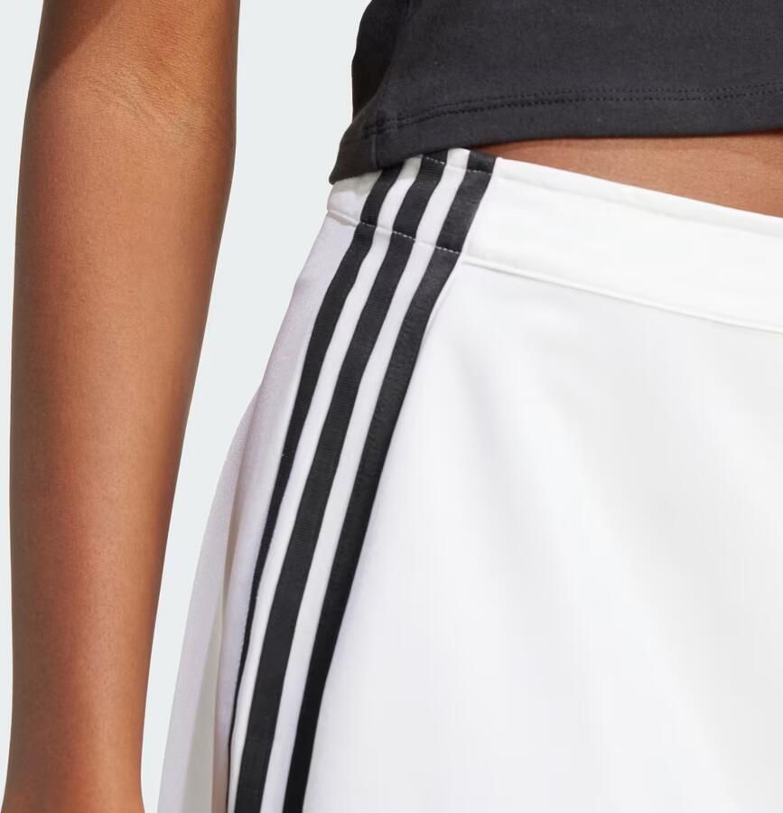Adidas Originals 3-Stripes Mini Skirt Wit- Dames Wit