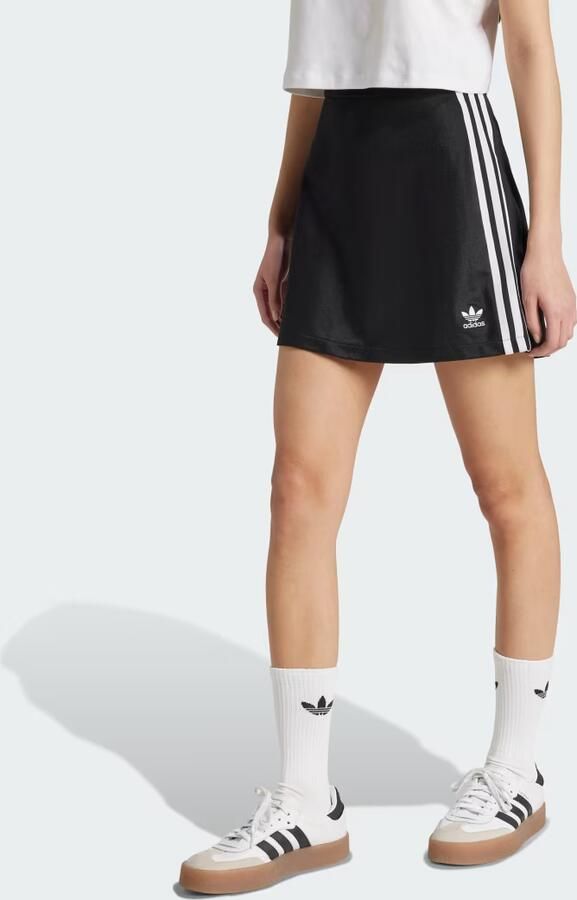 Adidas Originals 3-Stripes Mini Skirt Women Jurken & Rokken zwart Maat XS Dames - Foto 6