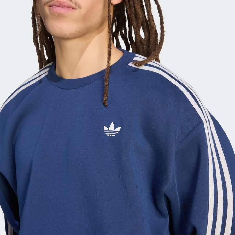 Adidas ADICOLOR 3-STRIPES OVERSIZED SWEATSHIRT - Foto 2