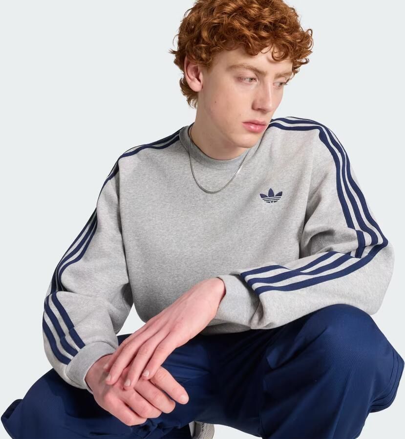 Adidas ADICOLOR 3-STRIPES OVERSIZED SWEATSHIRT - Foto 3