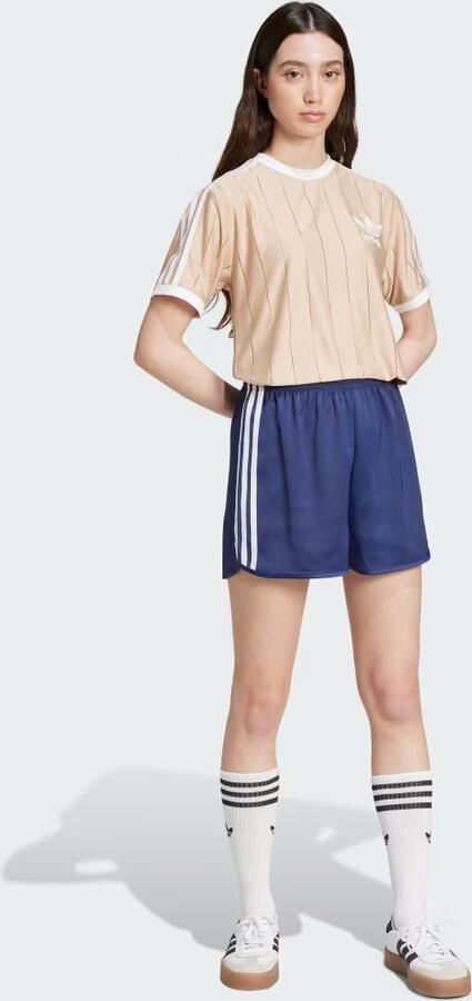 Adidas Adicolor 3 Strepen T-shirt Beige Dames - Foto 5