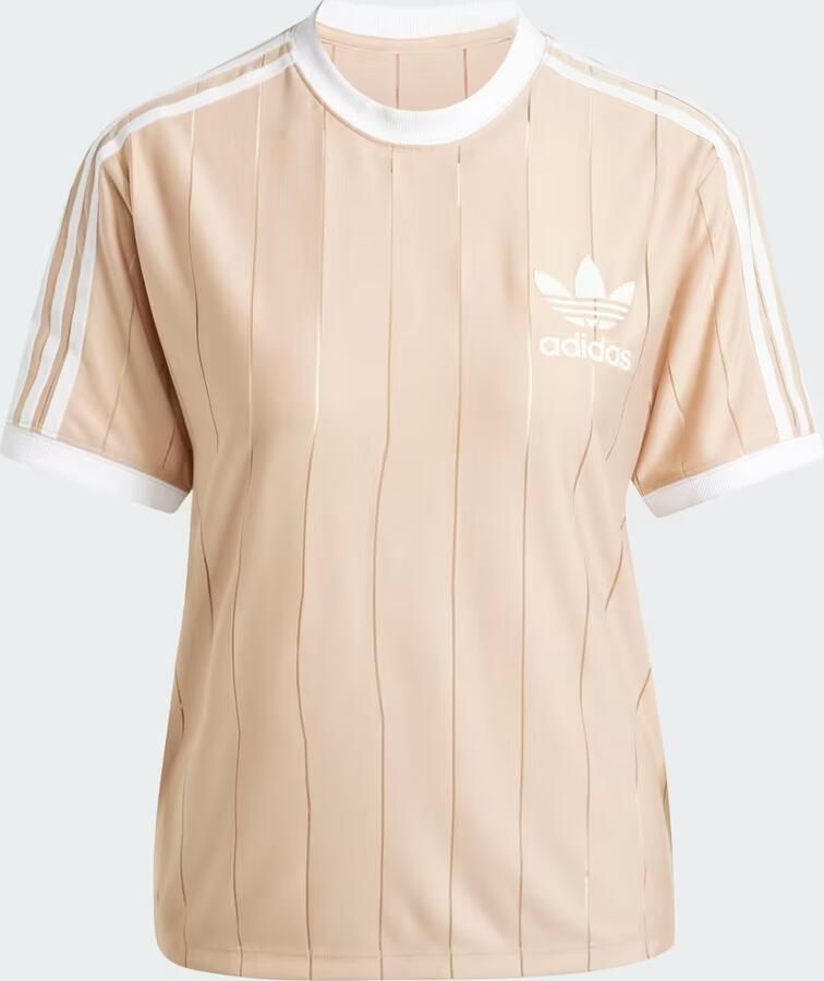 Adidas Adicolor 3 Strepen T-shirt Beige Dames - Foto 3