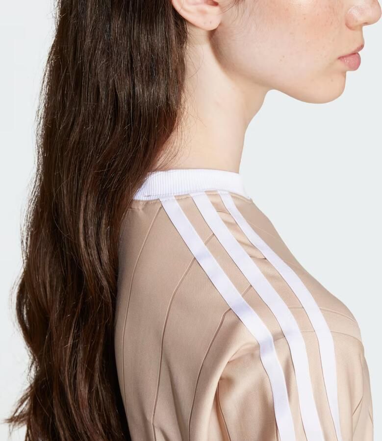 Adidas Adicolor 3 Strepen T-shirt Beige Dames - Foto 2