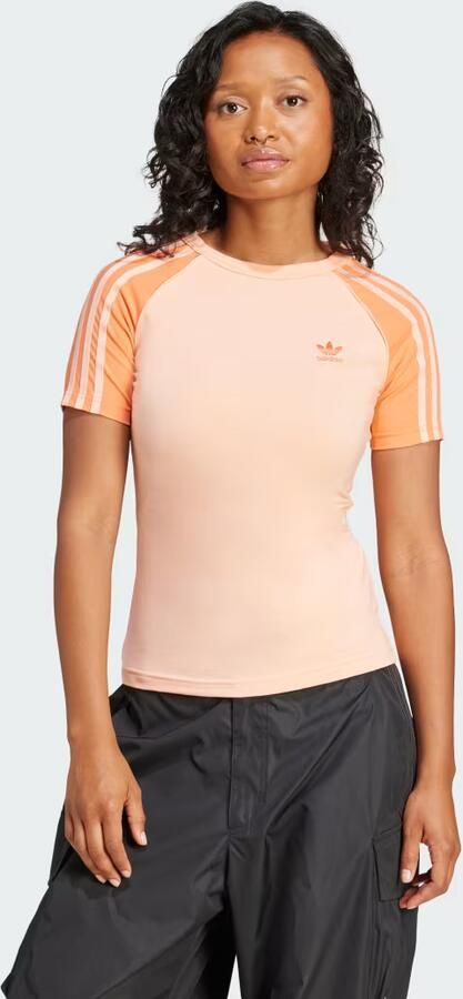 Adidas Adicolor 3-Stripes Raglan Slim-fit T-shirt