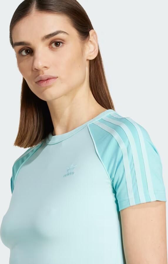 Adidas Adicolor 3-Stripes Raglan Slim-fit T-shirt - Foto 5