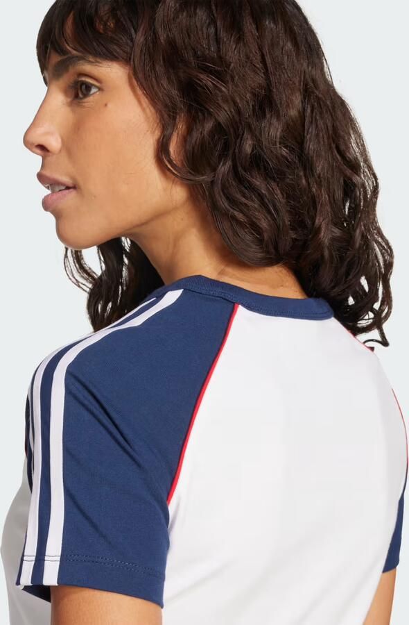 Adidas Originals Slim fit T-shirt met labelstitching - Foto 3