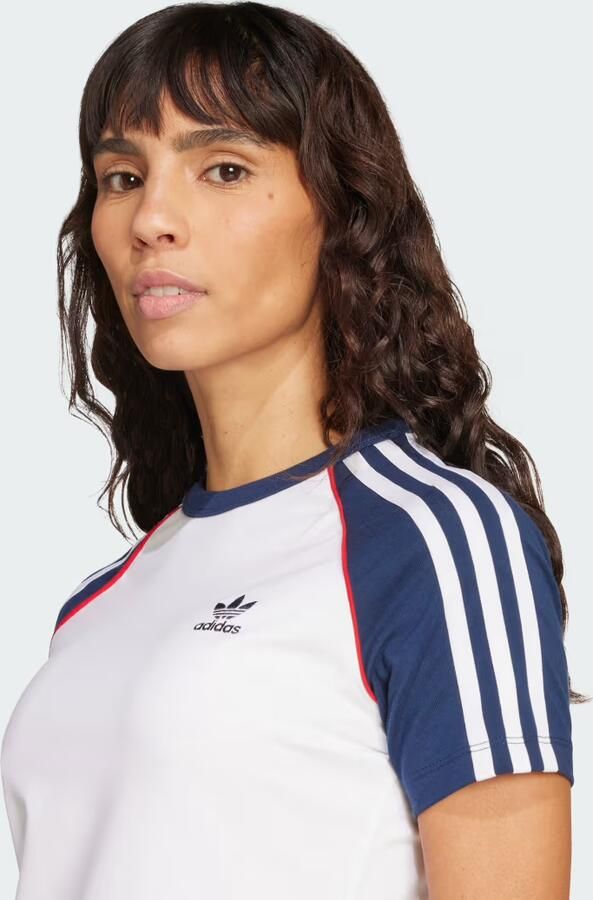 Adidas Originals Slim fit T-shirt met labelstitching - Foto 2