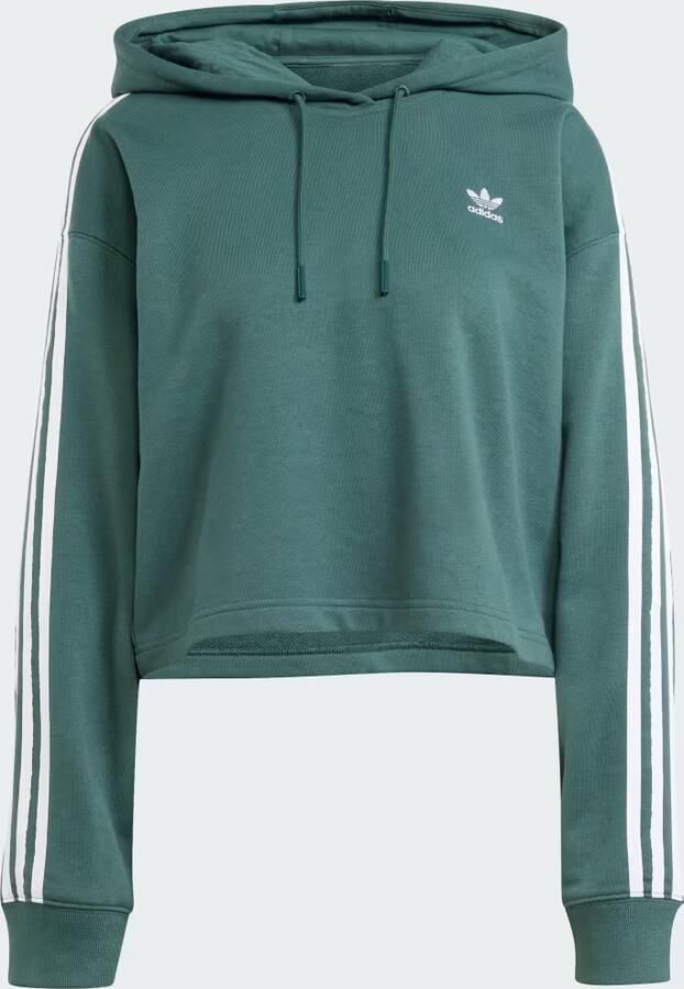 Adidas Adicolor 3-Stripes Short Hoodie